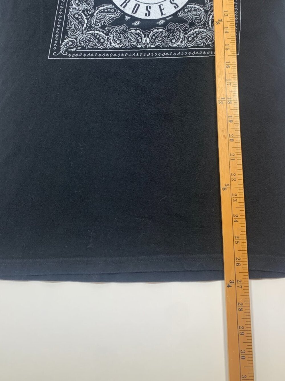 Guns N Roses Band Tee Black Graphic T-Shirt Rock Vintage Style Medium - Picture 4 of 8